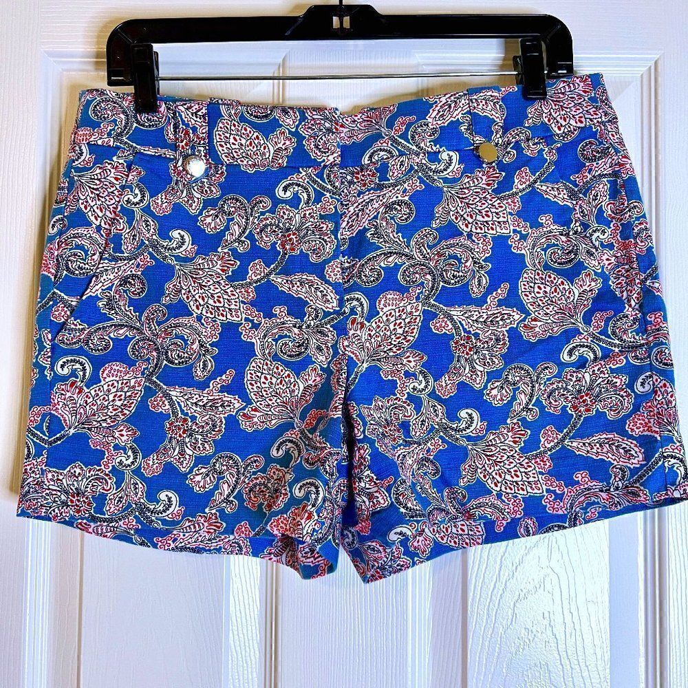 Loft Ann Taylor Paisley Shorts sz 4